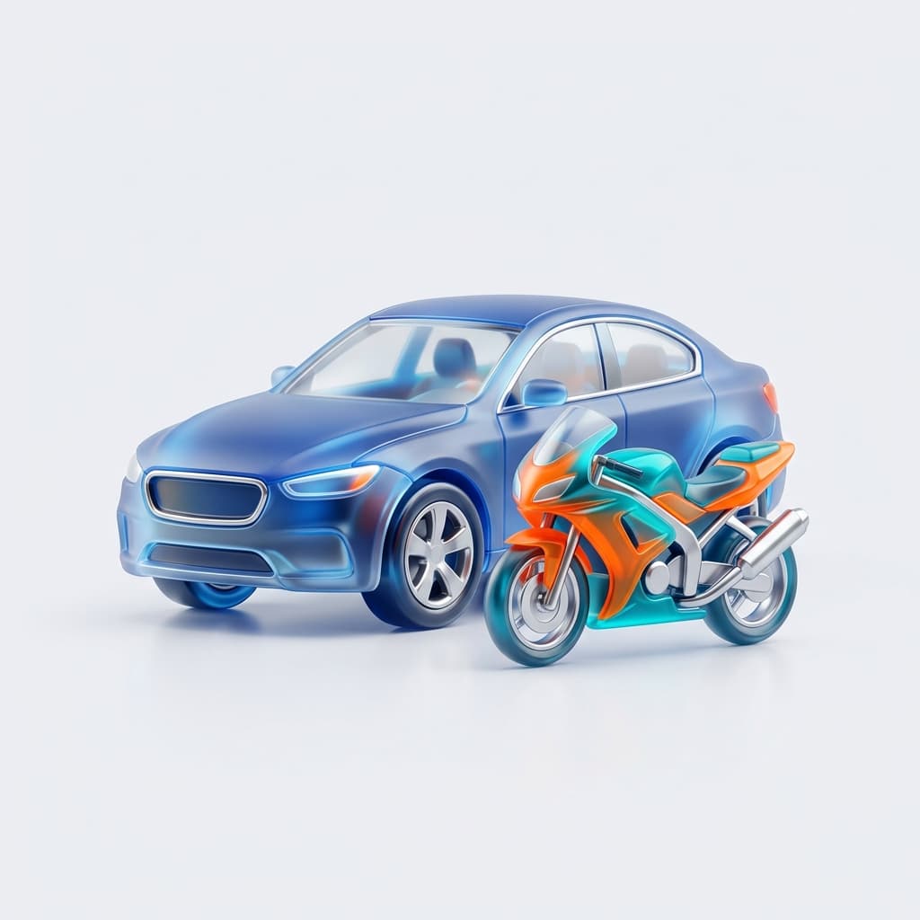 Car and Motorbike icon